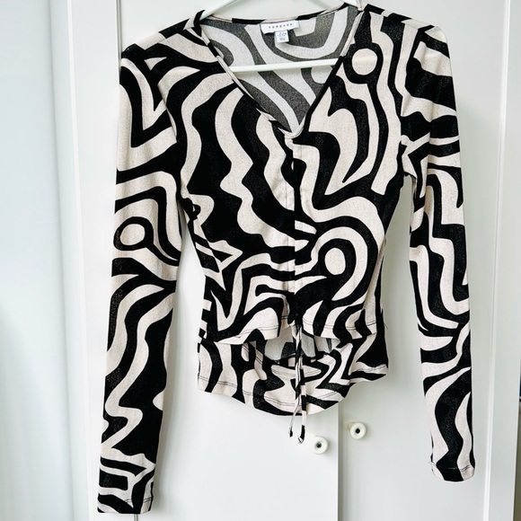 Top shop Swirly Y2K Blouse - Picture 2 of 4